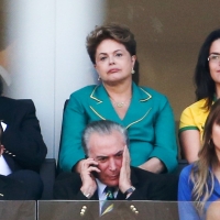 Dilma na abertura da Copa do Mundo 2014